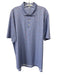 Peter Millar Size L Blue & Red Synthetic Martinis Polo Men's Short Sleeve Blue & Red / L