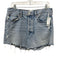 Agolde Size 29 Light Wash Cotton Blend Distressed Raw Hem High Rise Shorts Light Wash / 29