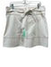 Tanya Taylor Size 12 Cream White Cotton Denim A-line Contrast Stitch Skirt Cream White / 12