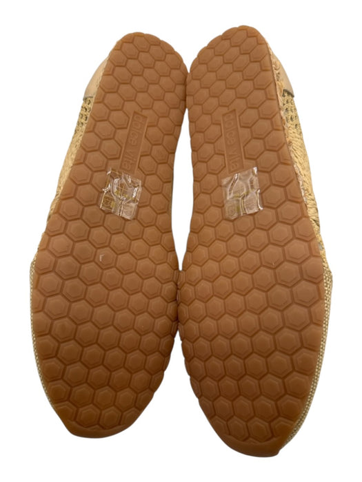 Dolce Vita Shoe Size 10.5 Beige Leather Detail Straw Woven Lace Up Sneakers Beige / 10.5