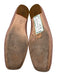 Tory Burch Shoe Size 9.5 Mauve Pink Leather Square Toe Logo Croc Embossed Flats Mauve Pink / 9.5