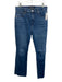Veronica Beard Size 31 Med Wash Cotton Denim High Waist Zip & Button Boot Jeans Med Wash / 31