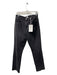 Frame Size 31 Charcoal Cotton Blend High Rise Straight Leg 5 Pocket Jeans Charcoal / 31