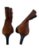 Salvatore Ferragamo Shoe Size EST 8 Brow, Cream & Silver Leather Suede Boots Brow, Cream & Silver / EST 8