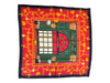 Must de Cartier Silk Chain Square Windowpane scarf