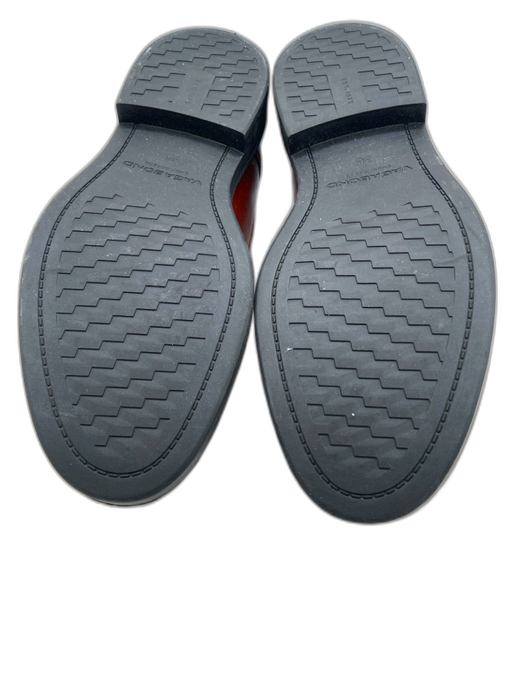 Vagabond Shoe Size 36 Brown & Black Leather Upper Almond Toe Block Heel Loafers Brown & Black / 36