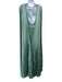 Ieena for Mac Duggal Size 10 Sage green Polyester Satin Pleated Sleeveless Gown Sage green / 10
