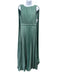 Ieena for Mac Duggal Size 10 Sage green Polyester Satin Pleated Sleeveless Gown Sage green / 10