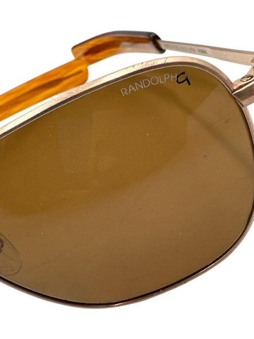 Randolph Orange & Brown Men's Sunglasses Orange & Brown