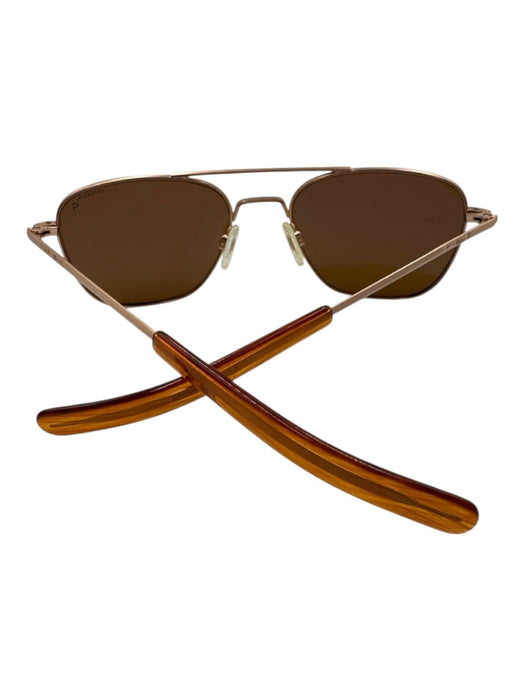 Randolph Orange & Brown Men's Sunglasses Orange & Brown