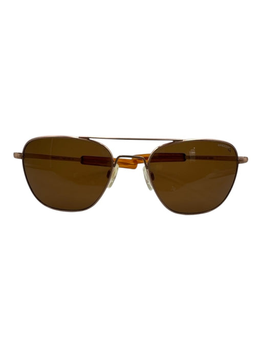 Randolph Orange & Brown Men's Sunglasses Orange & Brown