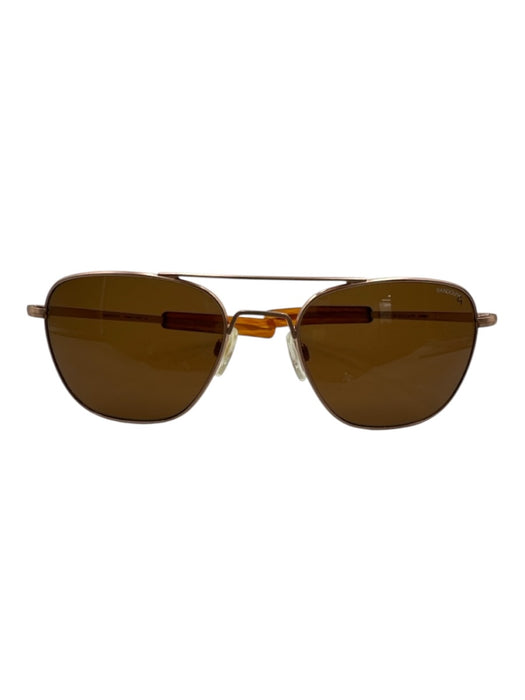 Randolph Orange & Brown Men's Sunglasses Orange & Brown