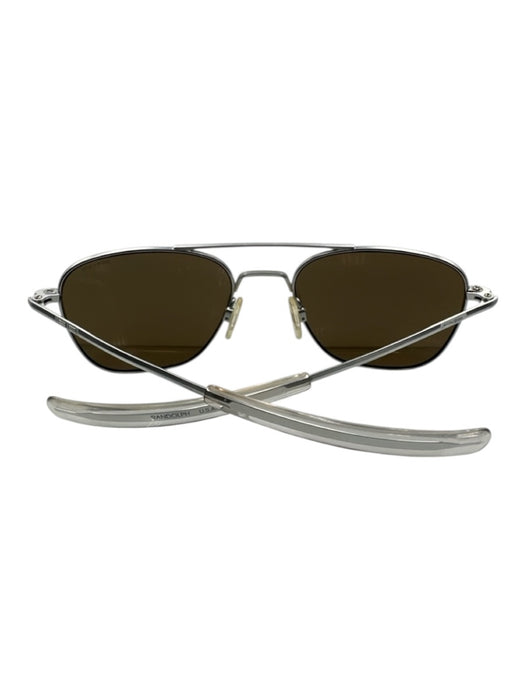 Randolph Silver Aviator Men's Sunglasses Silver