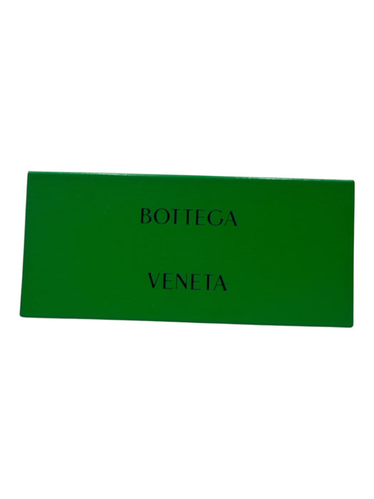 Bottega Veneta AS IS Silver & Green Case Men's Sunglasses Silver & Green
