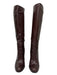 Gucci Shoe Size 10 Brown Leather Heel knee high Boots Brown / 10