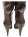 Gucci Shoe Size 10 Brown Leather Heel knee high Boots Brown / 10