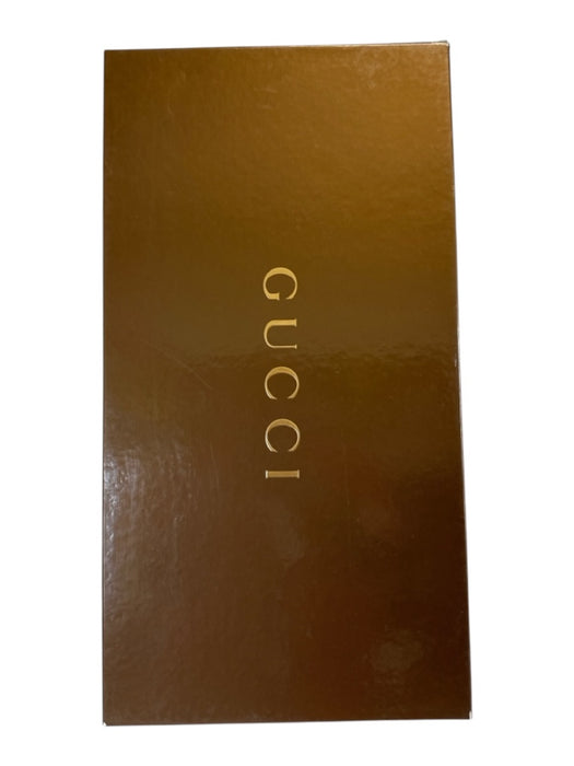 Gucci Shoe Size 10B Dark Brown Leather Heel Pull On Round Toe Below knee Boots Dark Brown / 10B