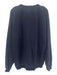 Antigua Size XL Navy Blue Polyester Solid Men's Sweatshirt Navy Blue / XL