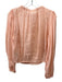 Bella Dahl Size XS Peach Lyocell blend Long Sleeve Stretch Blouse Top Peach / XS