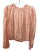 Bella Dahl Size XS Peach Lyocell blend Long Sleeve Stretch Blouse Top Peach / XS