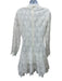 Jonathan Simkhai Size 6 White Polyester Zip Back Long Sleeve Mini Lace Dress White / 6