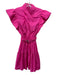 Derek Lam 10 Crosby Size 2 Pink Cotton Mini Sleeveless Zip & Button Back Dress Pink / 2