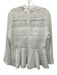 endless rose Size S White Polyester Long Sleeve Lace Zip Back Mini Dress White / S