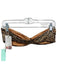 Agua Bendita Size M Tan & multi Poly Blend Animal Print hook back Twist swimwear Tan & multi / M