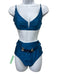Zimmermann Size 10 Blue Poly Blend Hook Back Adjustable Strap swimwear Blue / 10