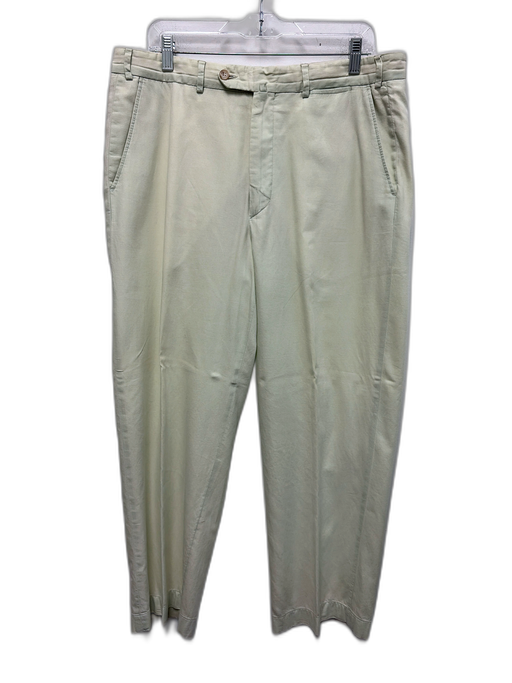 Barbuto Size 34 Seafoam Green Cotton Solid Khaki Dress Men's Pants Seafoam Green / 34