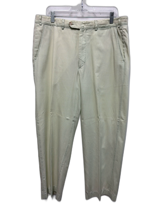Barbuto Size 34 Seafoam Green Cotton Solid Khaki Dress Men's Pants Seafoam Green / 34