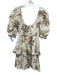 We Wore What Size XS Beige, Green & Orange Cotton Blend Floral Mini Dress Beige, Green & Orange / XS