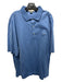 Fairway & Greene Size XL Blue Cotton Solid Polo Men's Short Sleeve XL