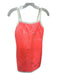 by Smith Size 0 Coral Pink & White Cotton jaquard Spaghetti Strap Dress Coral Pink & White / 0