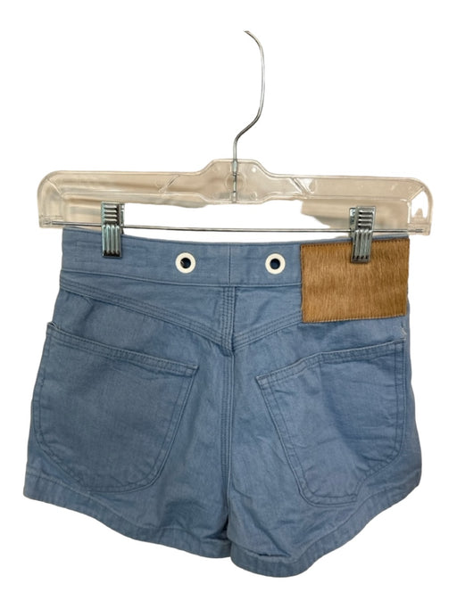 Rag & Bone Size 23 Baby Blue Cotton Denim Shorts Baby Blue / 23