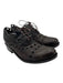 Calleen Cordero Shoe Size 8 Brown Leather Holes Round Lace Up loafer Flats Brown / 8