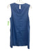 Everlane Size 0 Baby Blue Linen Blend Sleeveless Darted Shift Knee length Dress Baby Blue / 0