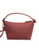 Maison de Sabre Pink Leather Zip Close Gold Hardware Top Handle Bag Pink / Small