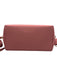 Maison de Sabre Pink Leather Zip Close Gold Hardware Top Handle Bag Pink / Small