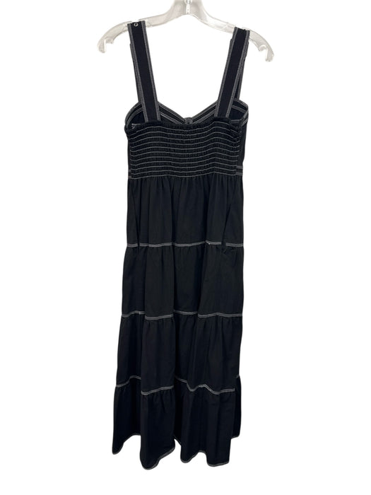 Nicole Miller Collection Size Small Black & White Cotton Sleeveless Dress Black & White / Small