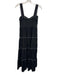 Nicole Miller Collection Size Small Black & White Cotton Sleeveless Dress Black & White / Small