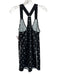 Negative Size XS Black & White Polyester Sleeveless Polka Dot Racerback Lingerie Black & White / XS