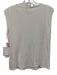 Nation Los Angeles Size Small White Cotton Blend Cap Sleeve Heathered Tee Top White / Small