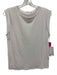 Nation Los Angeles Size Small White Cotton Blend Cap Sleeve Heathered Tee Top White / Small