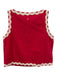Voyageur by Mersa Size XS Raspberry Pink Cotton Sleeveless Embroidered Skirt Set Raspberry Pink / XS
