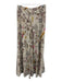 Dorothee Schumacher Size 2 Taupe, Pink, Brown Viscose Snap Button Doodle Skirt Taupe, Pink, Brown / 2
