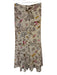 Dorothee Schumacher Size 2 Taupe, Pink, Brown Viscose Snap Button Doodle Skirt Taupe, Pink, Brown / 2