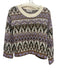 By Anthropologie Size XSP Purple, Green, Brown Viscose Blend Long Sleeve Sweater Purple, Green, Brown / XSP