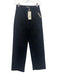 The Noli Shop Size 25 Black Wash Cotton Denim Zip & Button Floral Beaded Jeans Black Wash / 25