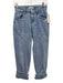 The Noli Shop Size 24 Light Wash Cotton Denim Zip & Button Rhinestone Jeans Light Wash / 24